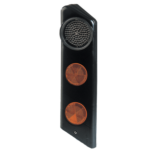 DKC EUROPE - Serie LSA22 - Testa delineatore antinebbia a 12Vac, destra, senso unico, ricambio testata.