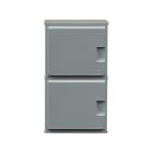 DKC EUROPE - Serie BV4M - Armadio in vetroresina a 2 vani per GDM trifase fino a 30 KW, conf. ENEL DS4559 BV4M/T-E Batteria di armadietti ENEL.