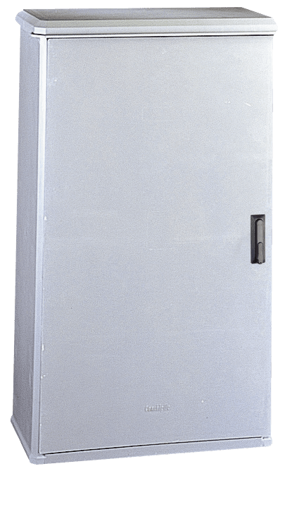 DKC EUROPE - Serie CVL - Armadio in vetroresina 1 vano, con serratura, dim. 860 x 1394 x 450 mm (BxAxP)