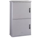 DKC EUROPE - Armadietto in vetroresina CVL2/0-WL, 2 vani senza serratura, dim. 860 x 1394 x 450 mm.