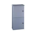 DKC EUROPE - Armadietto in vetroresina a 2 vani, senza serratura, dim. 720 x 1394 x 450 mm, CVHP2/0-WL.
