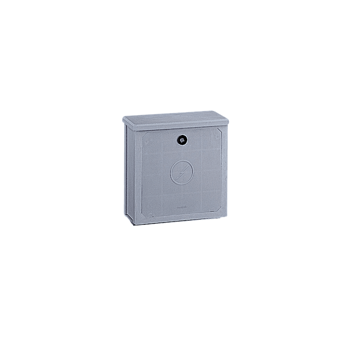 DKC EUROPE - Armadietto in vetroresina a 1 vano, fissaggio a parete, dim. 462 x 455 x 220 mm, CVA/C.