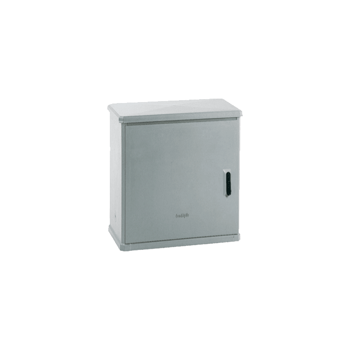 DKC EUROPE - Armadio in vetroresina a 1 vano con serratura, dim. 546 x 570 x 308 mm (BxAxP) CVT-CVN Serie / CVT/0-P ARMADIETTO VETRORES. 073500902