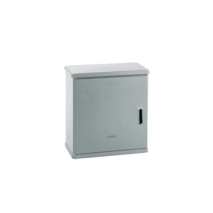 DKC EUROPE - Armadio in vetroresina a 1 vano con serratura, dim. 546 x 570 x 308 mm (BxAxP) CVT-CVN Serie CVHT/0.