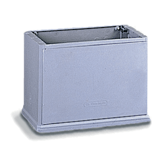 DKC EUROPE - Serie CVT-CVN - Sopralzo per armadio in vetroresina, senza serratura, dim. 546x550x308 mm (BxAxP) SSVT-WL ARMADIETTO VETRORES.