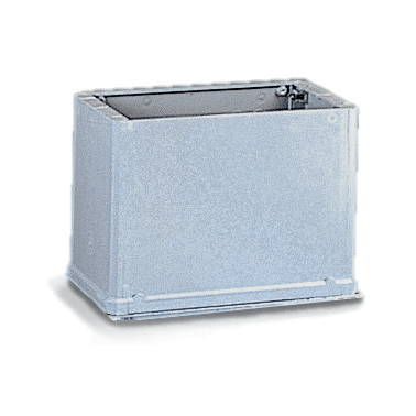 DKC EUROPE - Serie ZVT-CVT-CVN - Zoccolo in vetroresina per armadio, dimensioni 546x381x308mm.