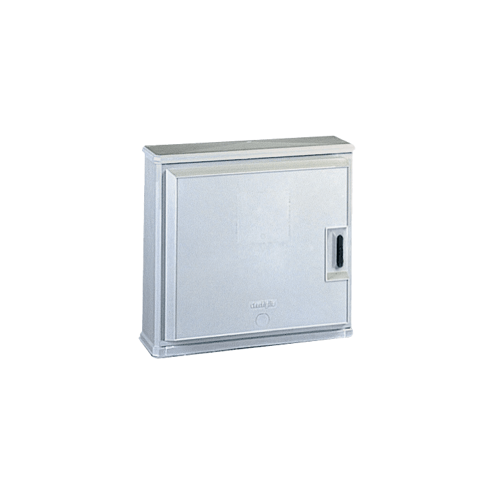 DKC EUROPE - Armadio in vetroresina a 1 vano con serratura, dim. 714 x 660 x 271 mm (BxAxP) CV4M/0-P.