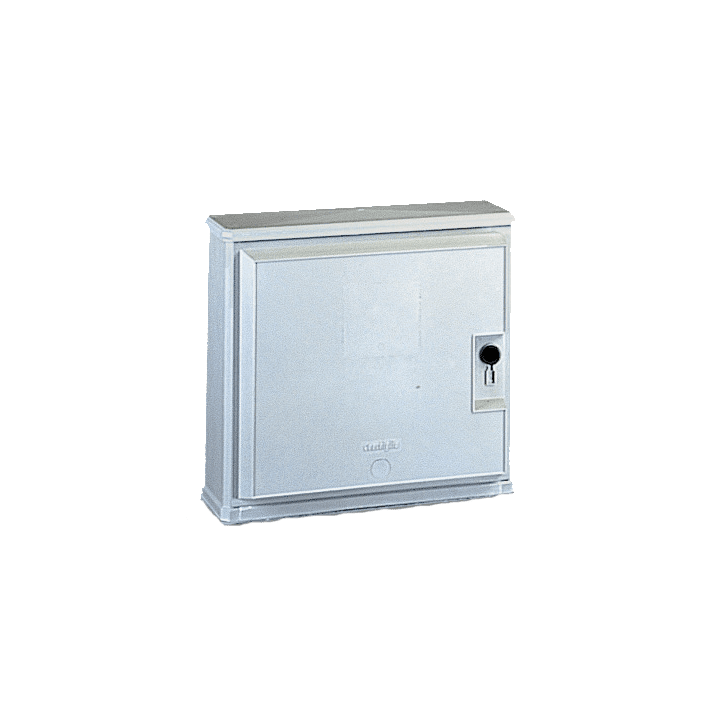 DKC EUROPE - Armadio in vetroresina a 1 vano, dimensioni 714 x 660 x 271 mm, senza serratura, CV4M/0-WLP.