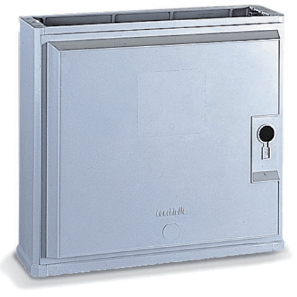 DKC EUROPE - Serie CV4M - Sopralzo in vetroresina senza serratura, dimensioni 714x660x271 mm SV4M-WL.