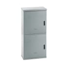 DKC EUROPE - Armadio in vetroresina a 2 vani con serratura, dim. 546 x 1110 x 308 mm (BxAxP) BVT-BVN BVT/0-P ARMADIETTO VETRORES.