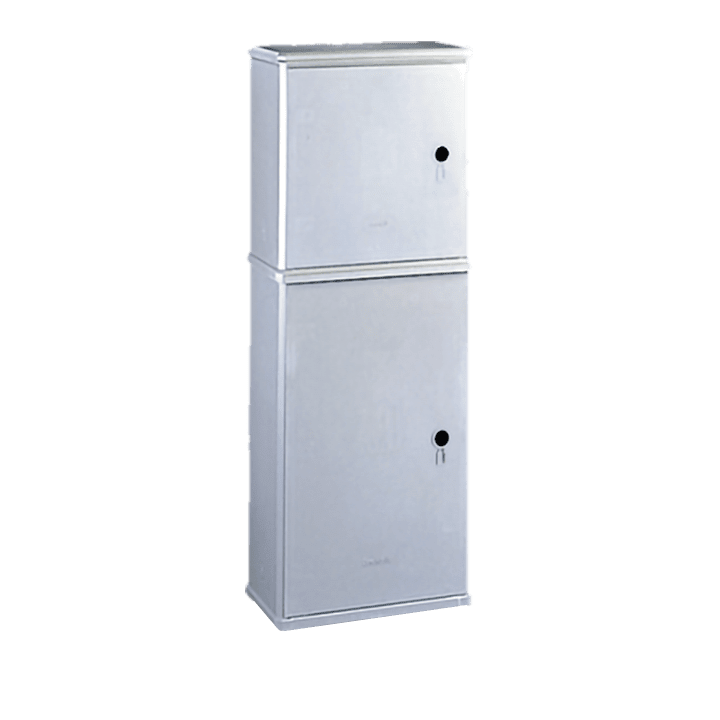 DKC EUROPE - Armadio in vetroresina a 2 vani senza serratura, dim. 546 x 1110 x 308 mm BVT-BVN / BVT/0-WLP ARMADIETTO VETRORES.