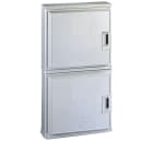 DKC EUROPE - Armadio in vetroresina a 2 vani con serratura, dim. 714 x 1290 x 271 mm BV4M/0-P BV4M - ARMADIETTO VETRORES. 074107780