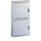 DKC EUROPE - Armadio in vetroresina a 2 vani con serratura, dim. 714 x 1290 x 271 mm BV4M/0-P BV4M - ARMADIETTO VETRORES.