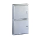 DKC EUROPE - Armadio in vetroresina a 2 vani, senza serratura, dim. 714 x 1290 x 271 mm BV4M/0-WLP BV4M/0-WLP ARMADIETTO VETRORES.