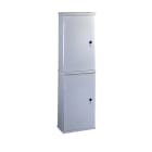 DKC EUROPE - Armadio in vetroresina a 2 vani senza serratura, dim. 546 x 1110 x 424 mm BVHT/0-WL.