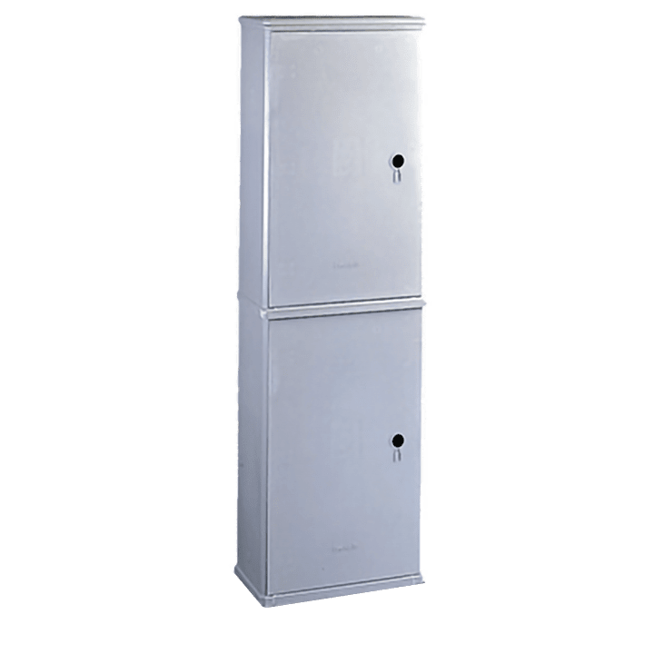 DKC EUROPE - Armadio in vetroresina a 2 vani senza serratura, dim. 546 x 1770 x 424 mm BVHN/0-WL ARMADIETTO VETRORES.