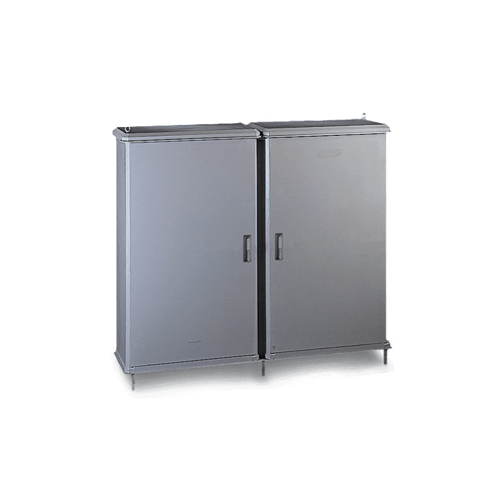 DKC EUROPE - Serie CML - Cella modulare in vetroresina, apertura bifrontale, porta 2 ante, 1394x1676x900 mm (BxAxP) ARMADIETTO VETRORES.