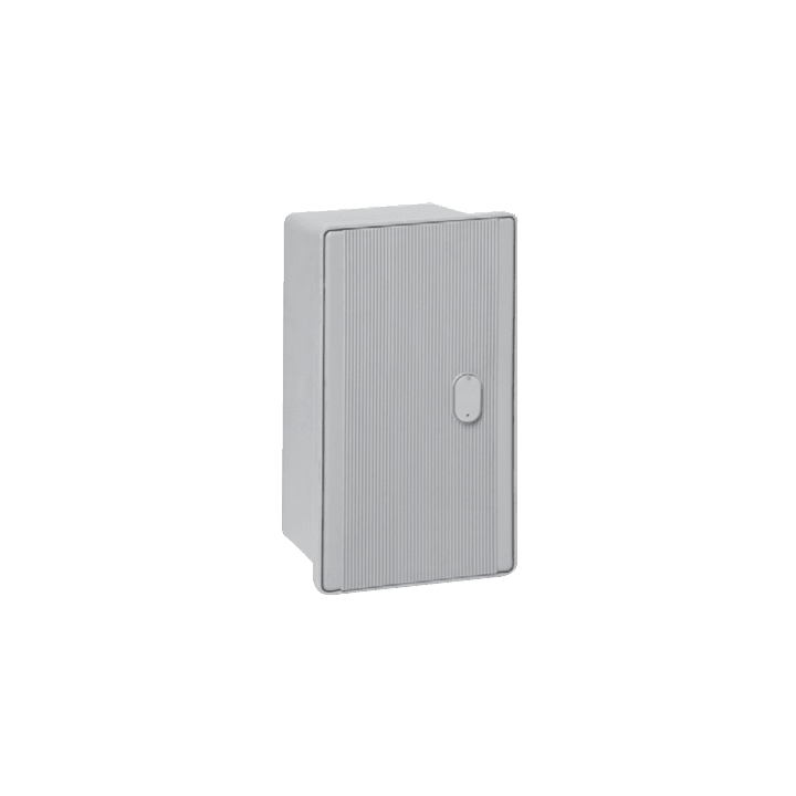 DKC EUROPE - Serie CPRM - Cassetta per contatori monofase con coperchio rigato, serratura, conforme ENEL DS4551 / CPRM/WL - Armadietto monofase senza serratura.