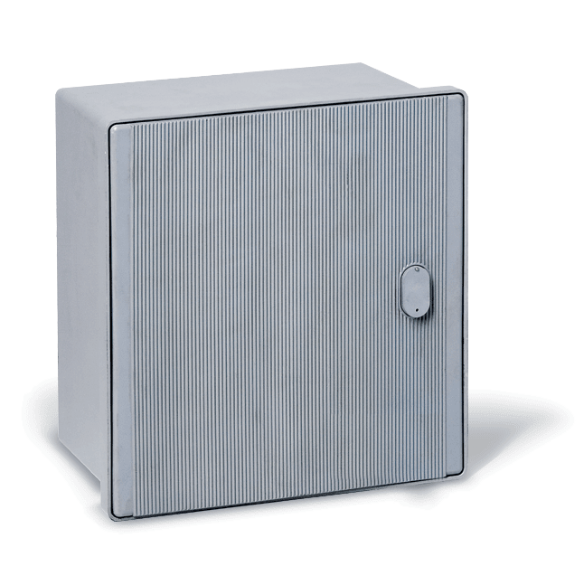 DKC EUROPE - Serie CPRT - Cassetta per contatori trifase con coperchio rigato conforme ENEL DS4556, armadietto vetrores 075180000