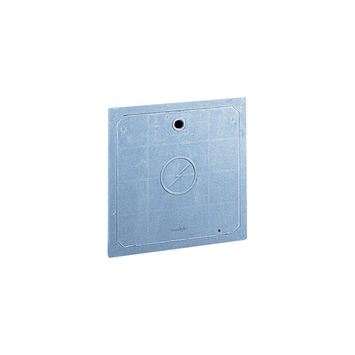 DKC EUROPE - Sportello in vetroresina per nicchia 425x425 mm (AxB), serratura con chiave Y21, ideale per TPV/35S.