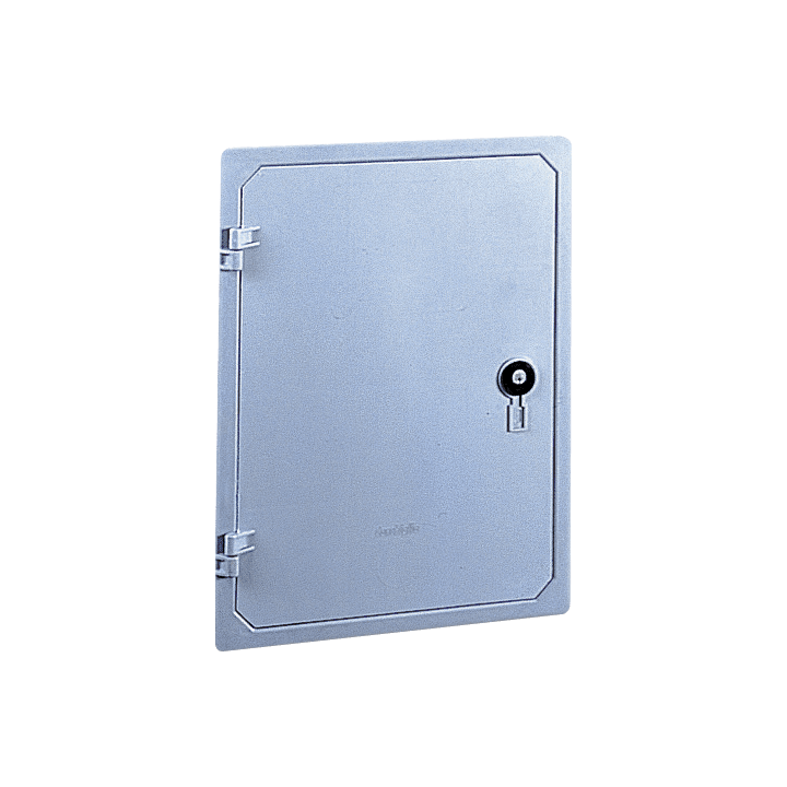 DKC EUROPE - Serie TPV - Sportello in vetroresina per nicchia 592x442 mm (AxB), serratura con chiave Y21 TPV/60 SPORTELLO X NICCHIE.