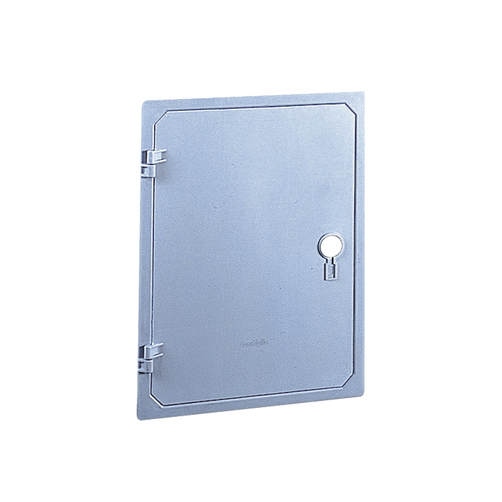 DKC EUROPE - Serie TPV - Sportello in vetroresina per nicchia 592x442 mm (AxB), senza serratura TPV/60-WL SPORTELLO X NICCHIE. 076600105