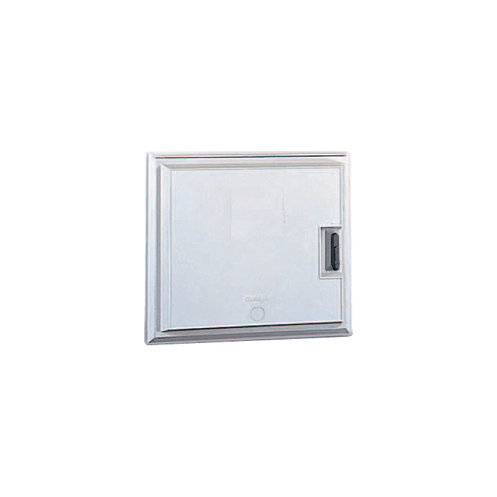 DKC EUROPE - Sportello in vetroresina per nicchia 630 x 710 mm (AxB), serratura con leva a scomparsa TPV/4M.