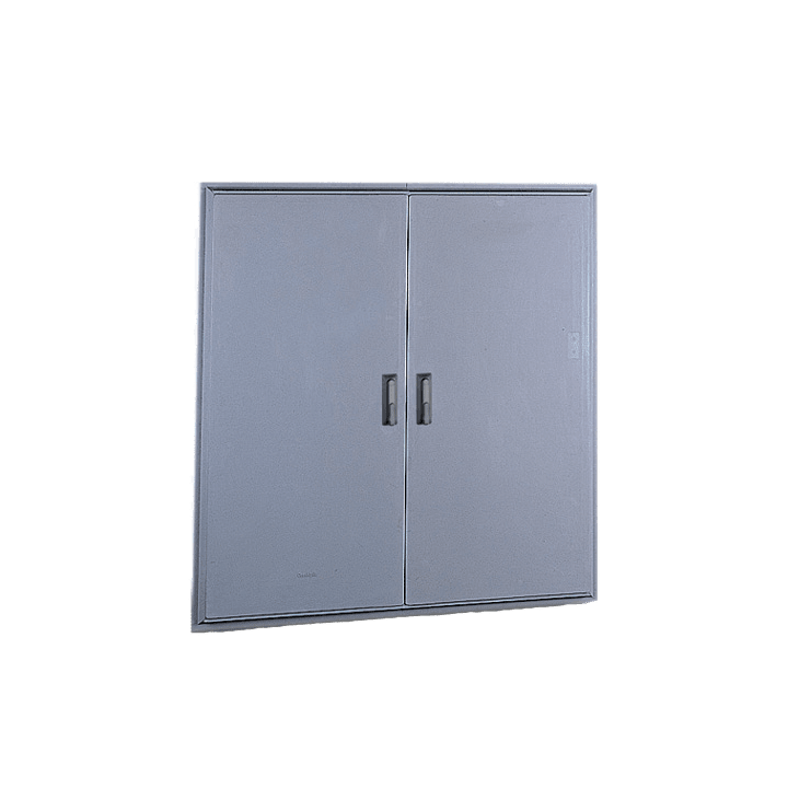 DKC EUROPE - Sportello in vetroresina per nicchia 1331x1285mm (AxB), 2 ante, serratura con chiave Y21, TPV/71/2.