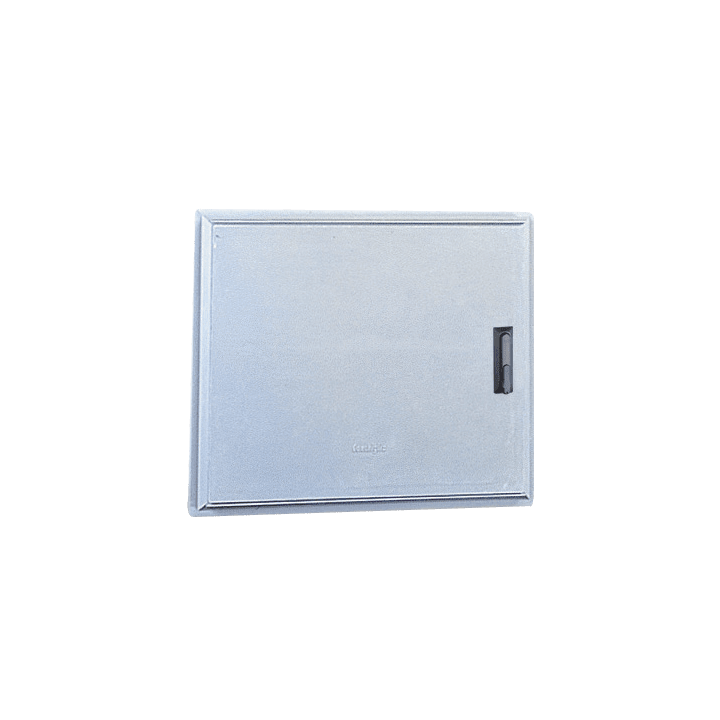 DKC EUROPE - Sportello in vetroresina per nicchia 670 x 800 mm (AxB), serratura con leva a scomparsa TPV/74/D.