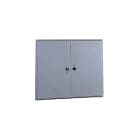 DKC EUROPE - Sportello in vetroresina per nicchia 1331x1565mm (AxB), 2 ante, serratura con chiave Y21, TPV/75/2.