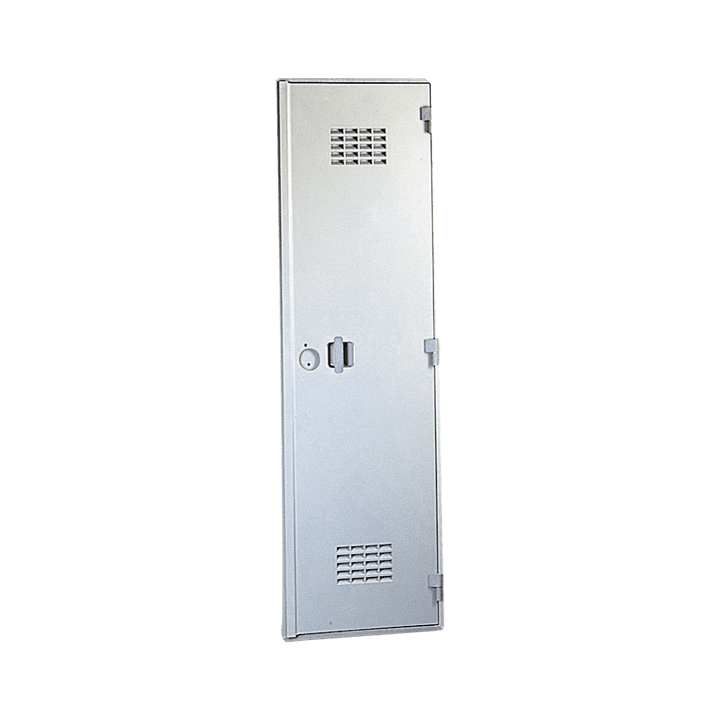 DKC EUROPE - Serie PV - Porta per cabine MT, una anta in vetro. PV/126 - Porta vetrata una anta.