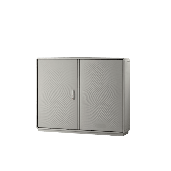 DKC EUROPE - Armadio in vetroresina Serie GRAFI 12, 1 vano, IP55, dimensioni 715 x 1150 x 330 mm (AxBxP), modello G12-4/4A/T.