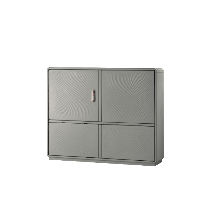 DKC EUROPE - Armadio in vetroresina Serie GRAFI 12, 1 vano + zoccolo, IP55, dim. 940 x 1150 x 330 mm (AxBxP), codice G12-5/13A/ZT.