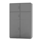 DKC EUROPE - Armadio in vetroresina Serie GRAFI 12, 3 vani, IP55, dimensioni 1840 x 1150 x 330 mm (AxBxP), codice G12-9/522A/T.