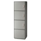 DKC EUROPE - Armadio Serie GRAFI 5 in vetroresina, 3 vani + zoccolo, IP55, dim. 1840 x 580 x 330 mm G5-9/2222/ZT SMC C/ZOCC GRA.