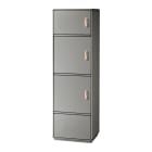 DKC EUROPE - Armadio in vetroresina Serie GRAFI 5, 3 vani + zoccolo, IP55, dim. 1840 x 580 x 460 mm GH5-9/1331/ZT ARMADIO SMC C/ZOCC GRA.