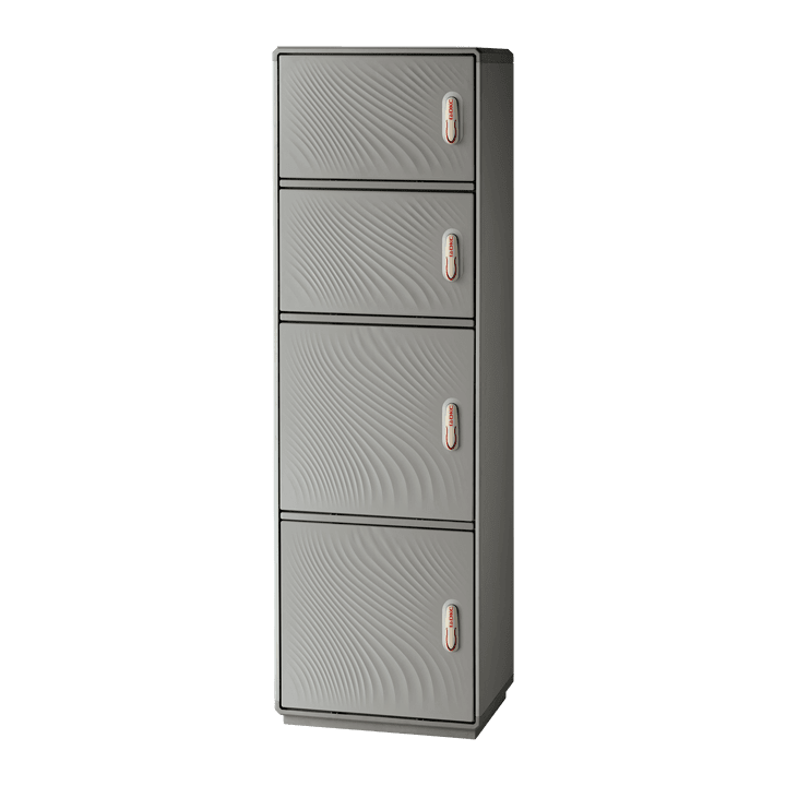 DKC EUROPE - Armadio in vetroresina Serie GRAFI 5, 4 vani, IP55, dimensioni 1840 x 580 x 460 mm GH5-9/3311/T.