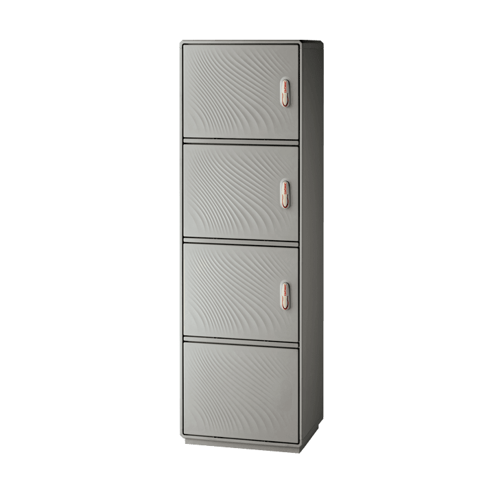DKC EUROPE - Armadio Serie GRAFI 7 in vetroresina, 3 vani + zoccolo, IP55, dim. 1840 x 685 x 330 mm G7-9/2222/ZT ARMADIO SMC C/ZOCC GR.