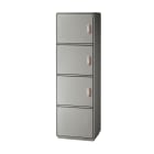 DKC EUROPE - Armadio Serie GRAFI 7 in vetroresina, 3 vani + zoccolo, IP55, dim. 1840 x 685 x 330 mm G7-9/2222/ZT ARMADIO SMC C/ZOCC GR.