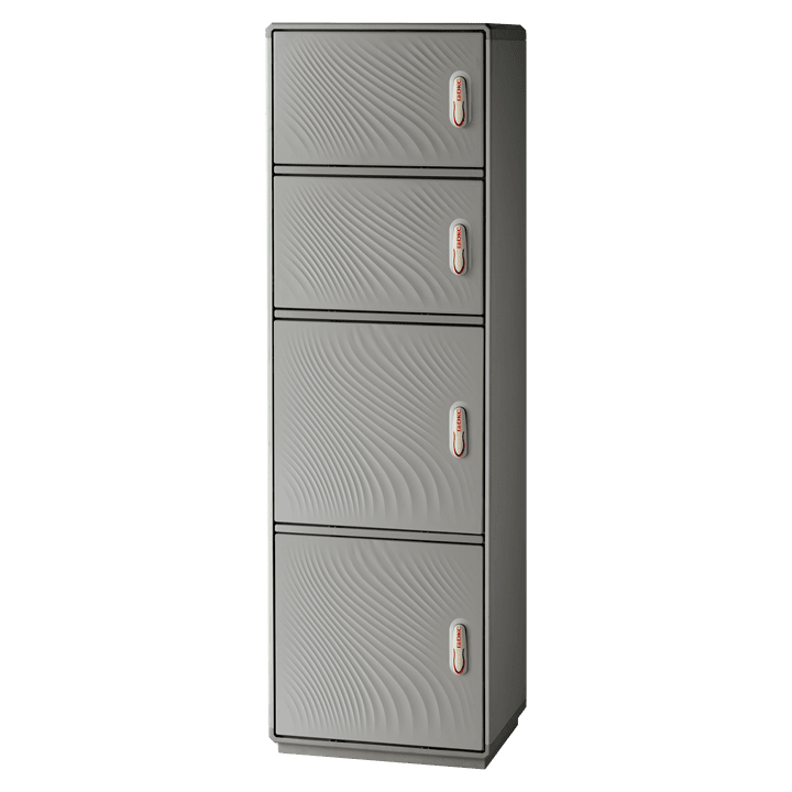 DKC EUROPE - Armadio in vetroresina Serie GRAFI 7, 4 vani, IP55, dimensioni 1840 x 685 x 330 mm, codice G7-9/2222/T.