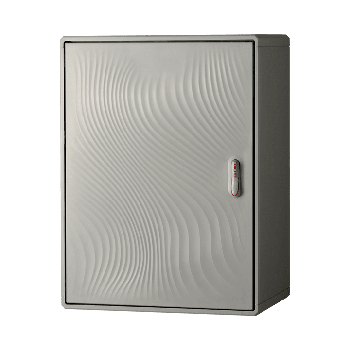 DKC EUROPE - Serie GRAFI 7 - Sopralzo in vetroresina, 2 vani, IP55, dim. 910 x 685 x 460 mm (AxBxP) GH7-5/5/S SMC SOPRALZO GRAFI-7