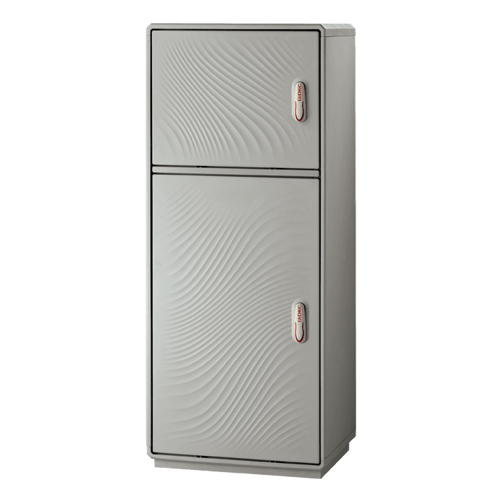 DKC EUROPE - Armadio in vetroresina Serie GRAFI 7, 2 vani, IP55, dimensioni 1390 x 685 x 460 mm GH7-8/52/T.