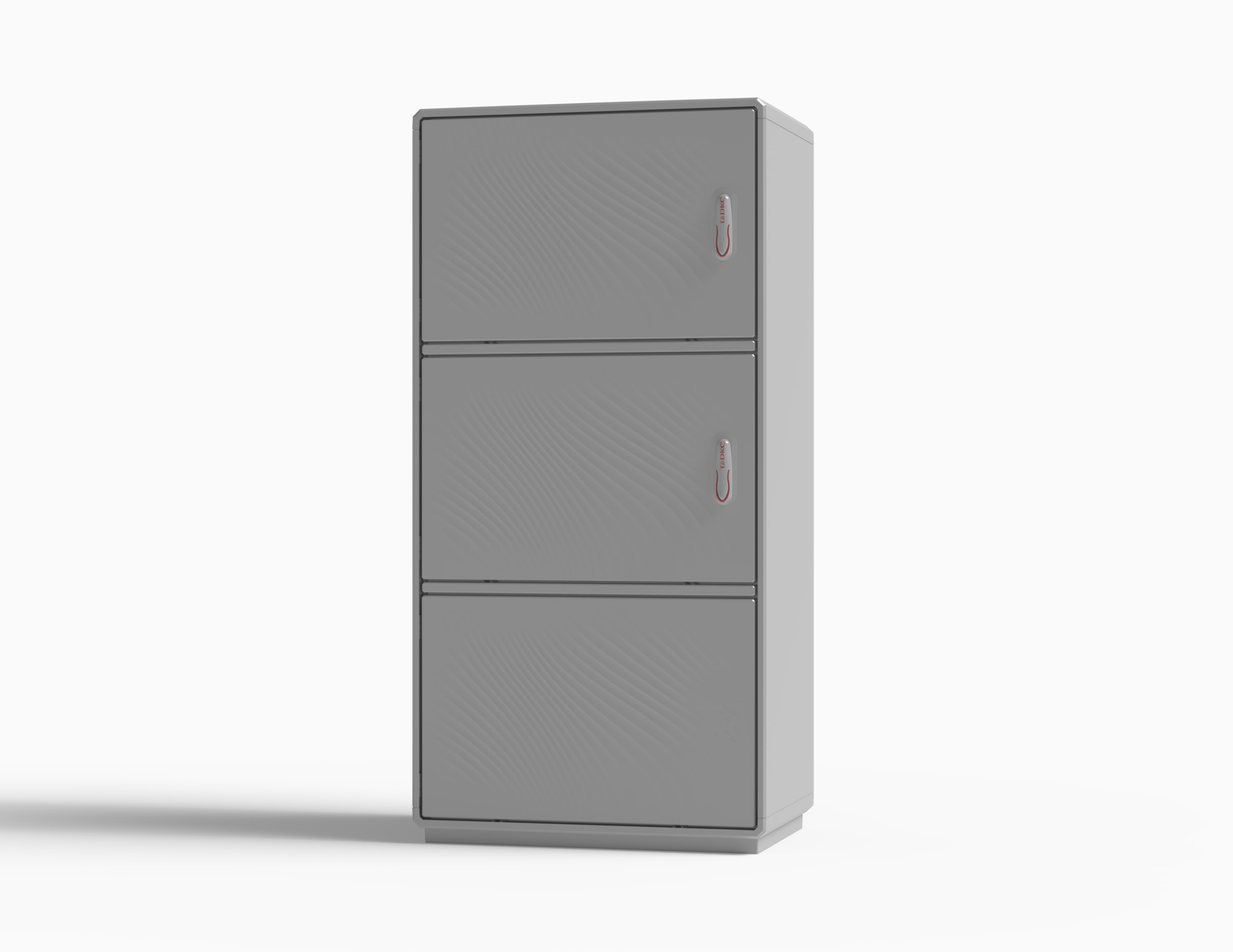 DKC EUROPE - Armadio in vetroresina Serie GRAFI 7, 2 vani + zoccolo, IP55, dim. 1390 x 685 x 460 mm GH7-8/222/ZT SMC C/ZOCC.