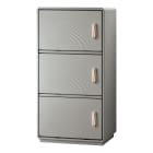 DKC EUROPE - Armadio in vetroresina Serie GRAFI 7, 3 vani, IP55, dimensioni 1390 x 685 x 460 mm GH7-8/222/T.