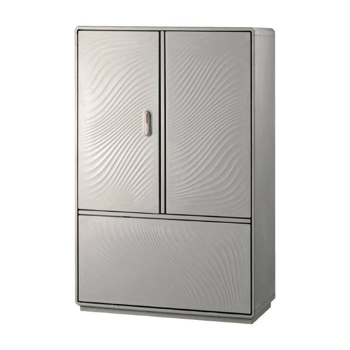 DKC EUROPE - Armadio in vetroresina Serie GRAFI 9, 1 vano + zoccolo, IP55, dim. 1390 x 910 x 330 mm G9-8/25A/ZT.
