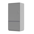 DKC EUROPE - Armadio in vetroresina Serie GRAFI 9, 1 vano + zoccolo, IP55, dim. 1390 x 910 x 330 mm (AxBxP), codice G9-8/25/ZT.