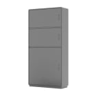 DKC EUROPE - Armadio in vetroresina Serie GRAFI 9, 3 vani, IP55, dimensioni 1840 x 910 x 330 mm, codice G9-9/522/T.