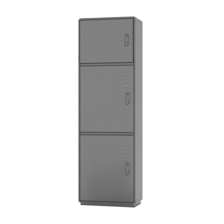 DKC EUROPE - Armadio in vetroresina Serie GRAFI 9, 3 vani, IP55, dimensioni 1840 x 910 x 330 mm (AxBxP), codice G9-9/442/T.