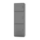 DKC EUROPE - Armadio in vetroresina, 3 vani, IP55, dimensioni 1840 x 910 x 460 mm (AxBxP) GH9-9/442/T ARMADIO SMC GRAFI-9.