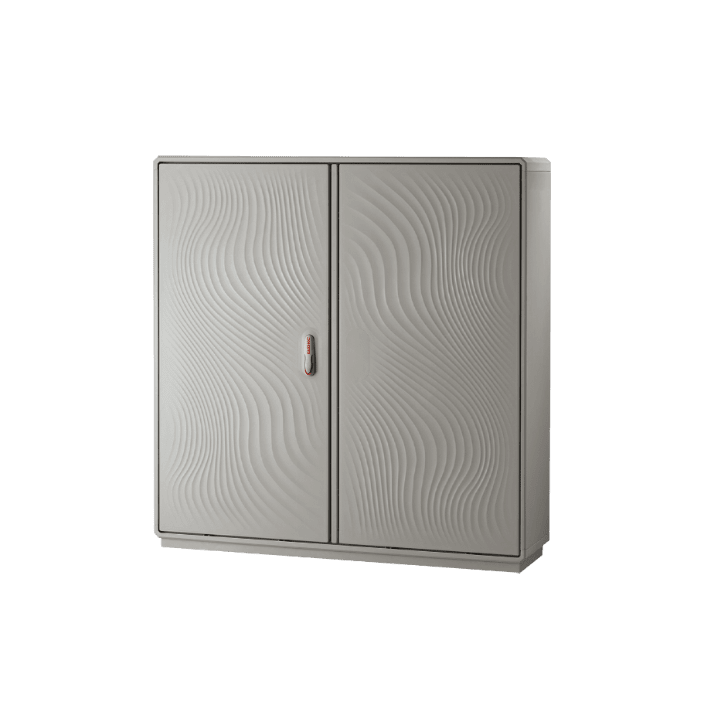 DKC EUROPE - Armadio in vetroresina Serie GRAFI 12, 1 vano, IP44, dimensioni 940 x 1150 x 330 mm (AxBxP), modello G12-5/5A/T-4. 078125119